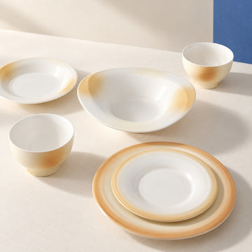 Honey-Glaze Ceramic Tableware